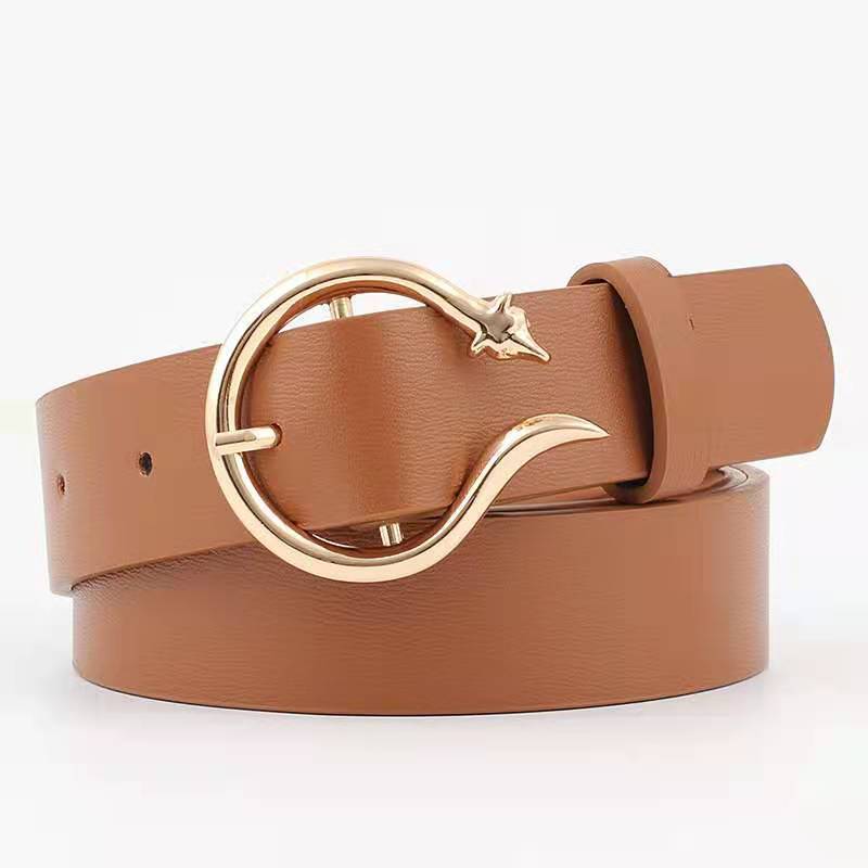 

Waist Womens Trendy Belt Chic Decor Wide Pu Leather Fashion Accessory For 2023 Fall Mink Tan
