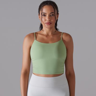 Reggiseno Sportivo Traspirante Top Yoga Donna Schiena Bella Canotta Palestra Fitness Push Up Intimo
