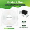 8/40 Pcs Pet Fountain Filter Replacement Efficient Cat Dog Water Fountain Filter with Triple Filtration System Pet Supplies