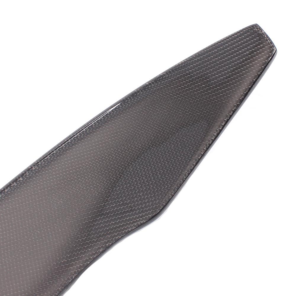 Tesla Model 3 V-Style Carbon Fiber Rear Wing Spoiler: No Drilling Needed