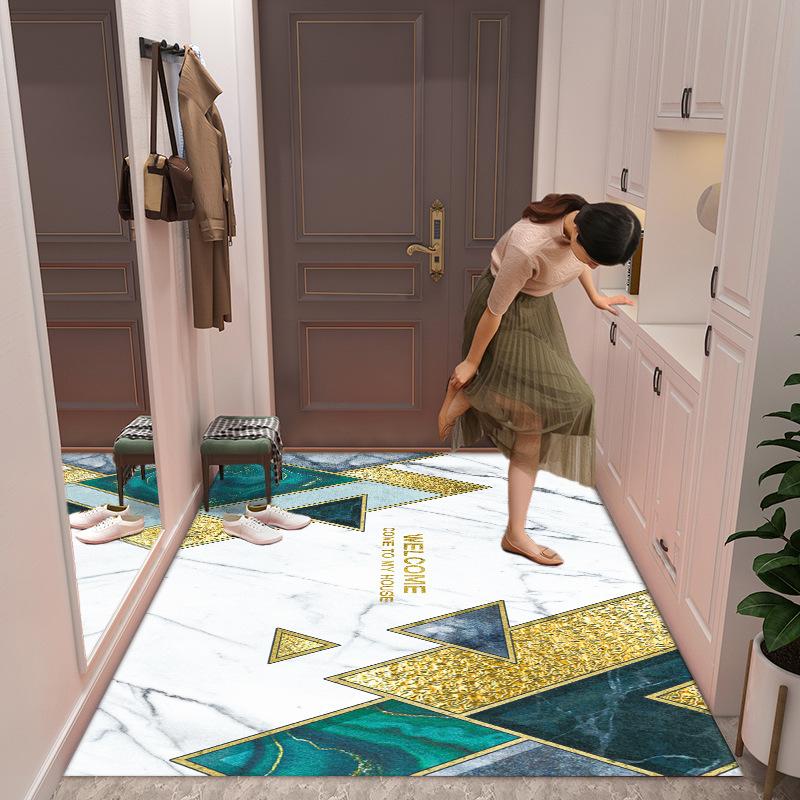 Heim Fußmatte Tür Schmutzabweisender Teppich Schlafzimmer Bettseite Pflegeleicht Wohnzimmer Badezimmer Fußmatte