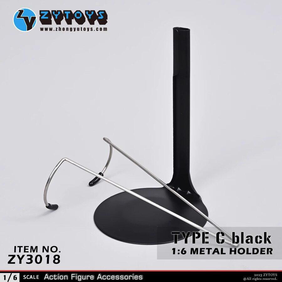 ZYTOYS 1/6 Scale Metal Stand for Soldier Figure Dolls