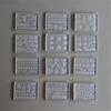 12 Pack Silicone Nail Art Molds Set Nail Art Silicone Molds Set Resin Leaves Moulds Plant Shape Small Crafting Molds