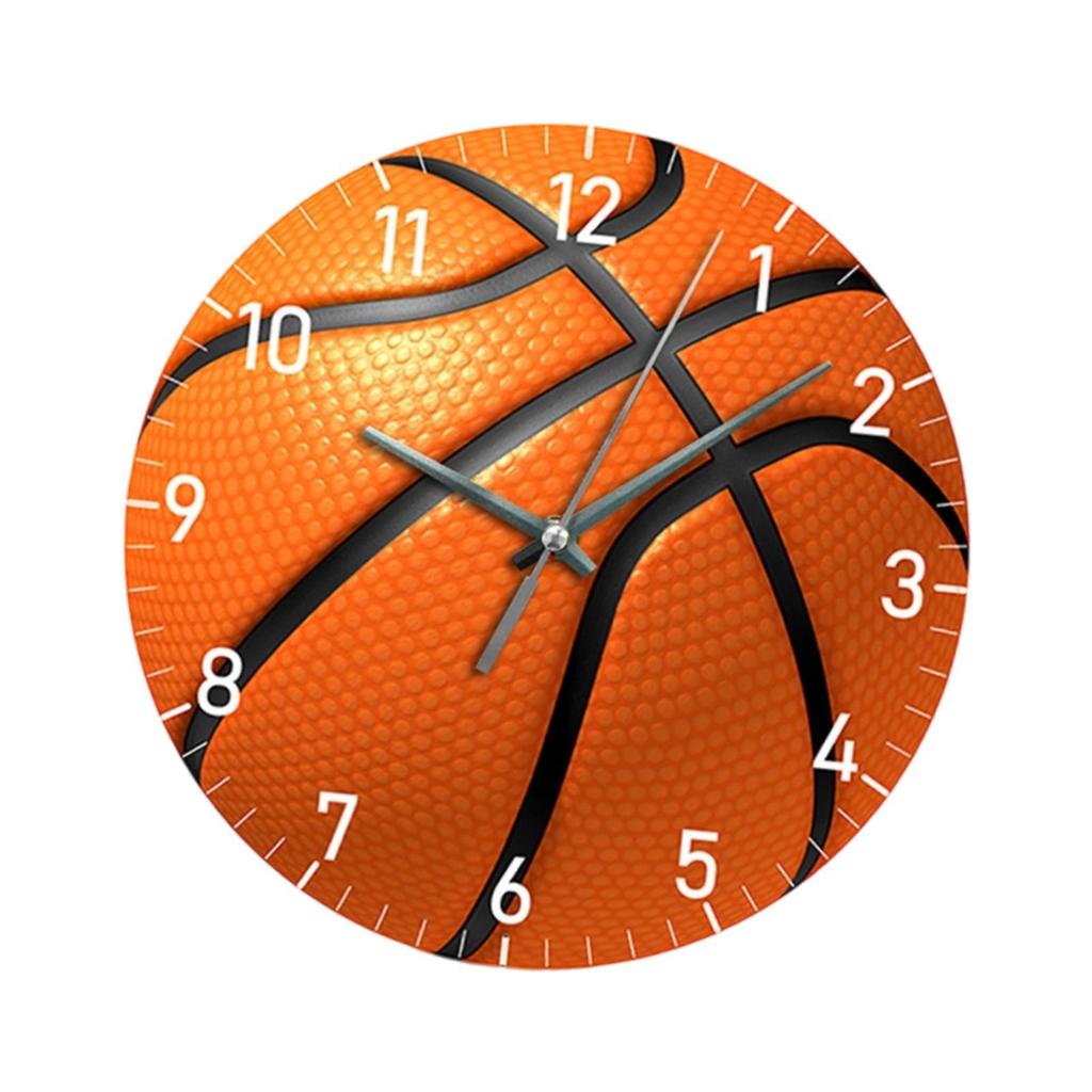 Basketball Wall Clock for Kitchen And Boy's Room