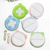 3 Grids Suction Cup Dining Plate 304 Stainless Steel Kids Feeding Plate  Kindergarten