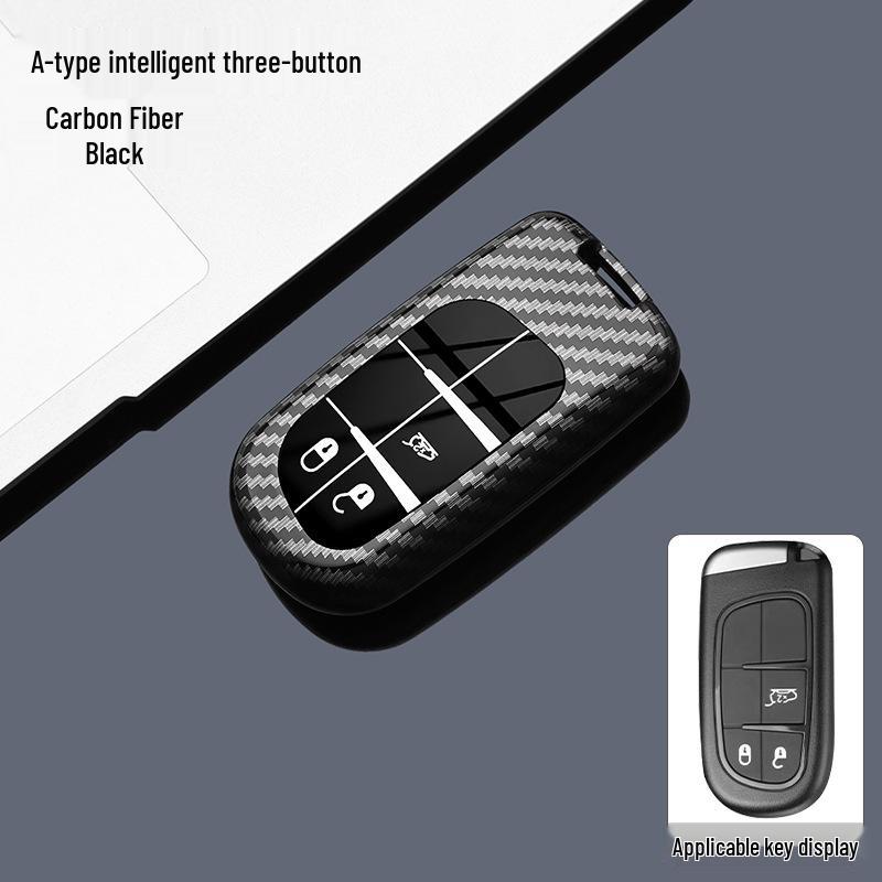 Jeep Grand Cherokee Key Case Compatible with Compass, Renegade, Cherokee, Commander Models
