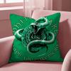Whitesnake Cushion Cover Multi-Scene Pillow Cover for Home & Car - Reversible, Soft & Durable for Daily Use