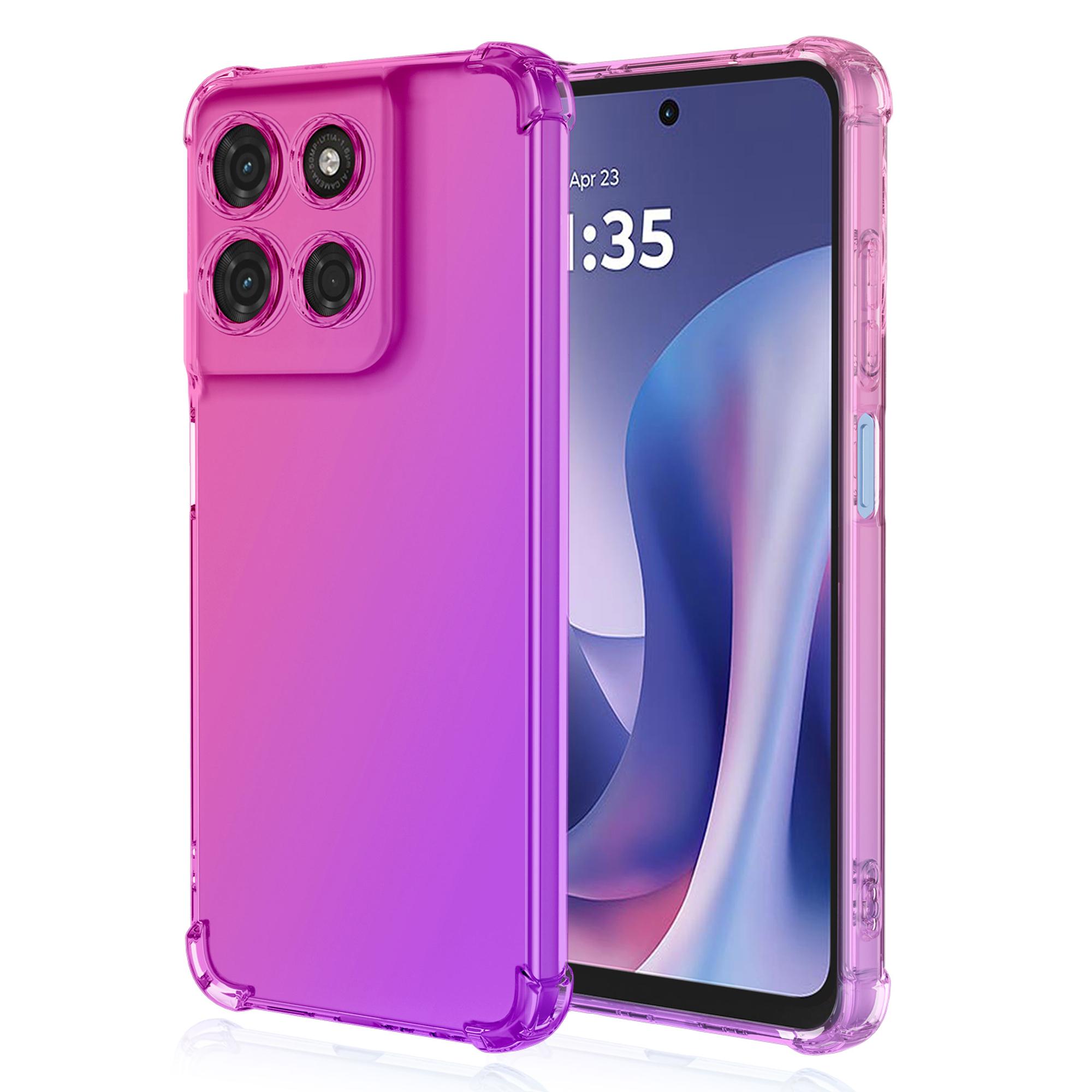 

For Motorola Moto G67 Power 5G Case Gradient Color TPU Anti-Drop Phone Cover