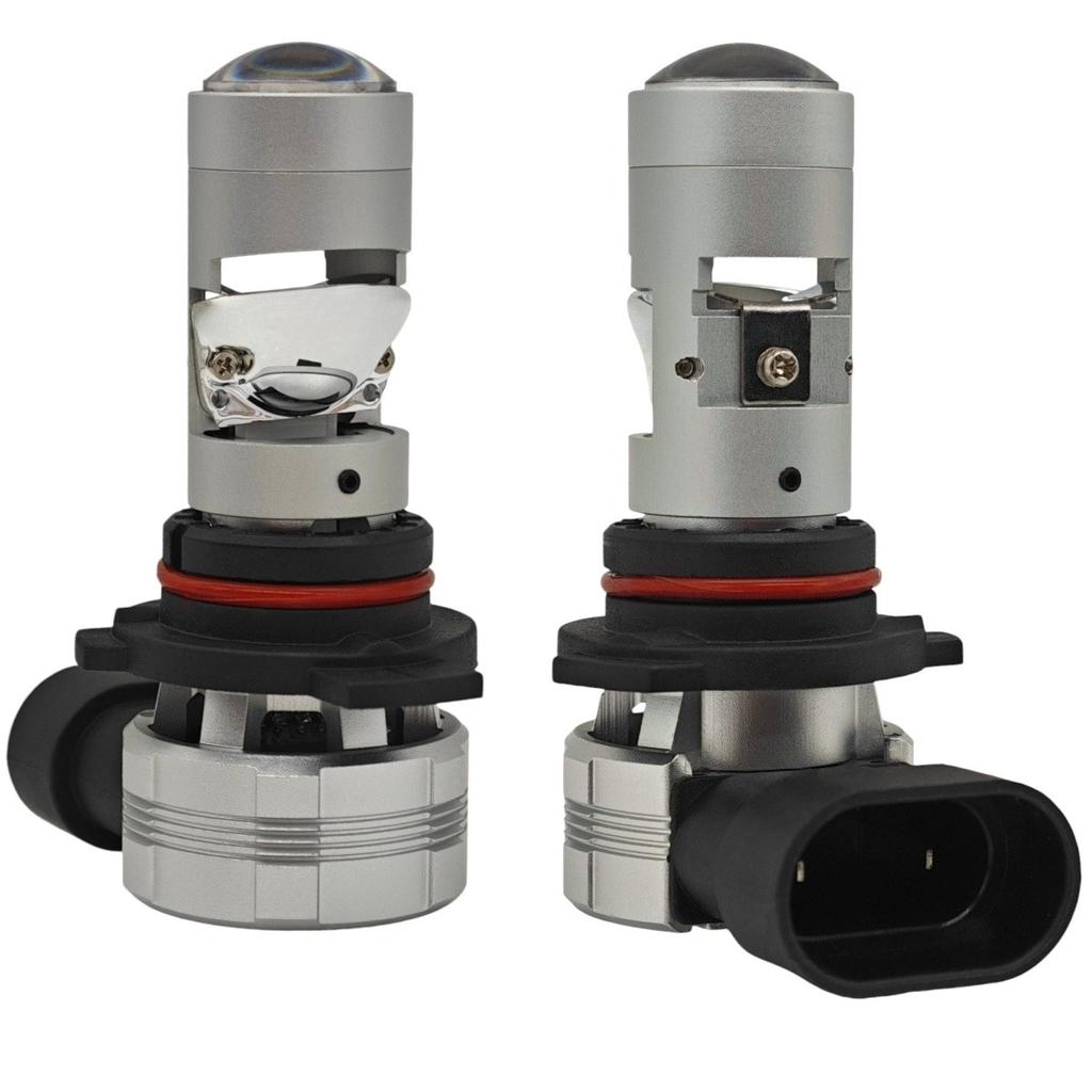 2 Pcs HiR 2 LED Bulbs 9012 12-24V Canbus, for US Lamps, Own Off-Road Cut-off Line