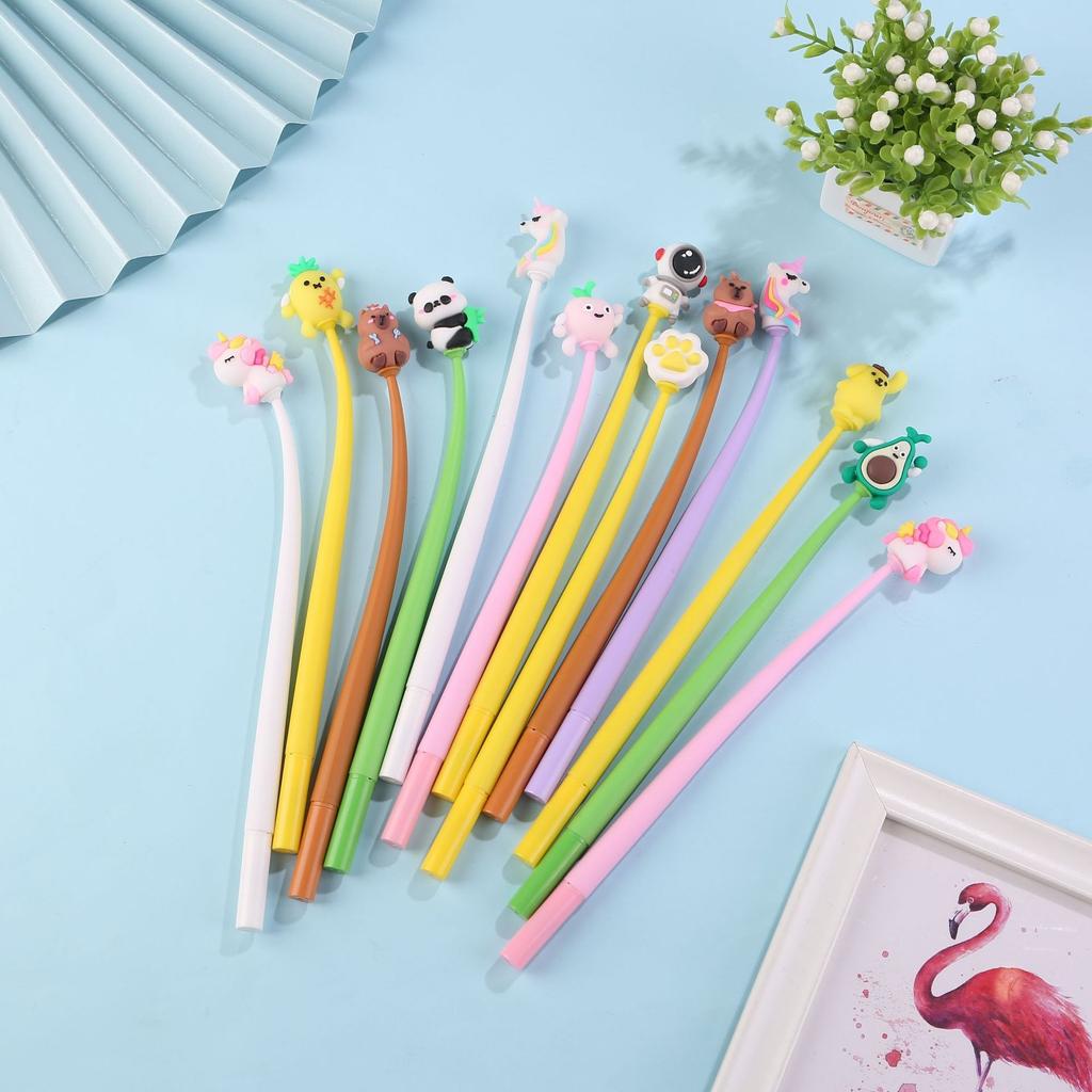 1 Pc Panda Shake Pen Neutral Pen Fluent Writing Suitable for Office Work, Brushing Questions, Signing Writing, Diaries, Notes, Student Classroom Pri