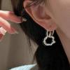 925 Sterling Silver Vintage Earrings For Women Trendy Simple Round Twist Earring Jewelry Prevent Allergy Party Accessories Gift