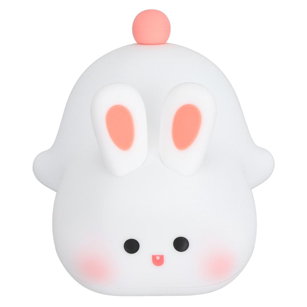 Rabbit Silicone Light Cute USB Rechargeable Touch Bunny Lamp Bedside Light for Bedroom Baby Room