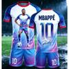 Summer Hot Selling Mbappe 10 Commemorative Edition Children's Quick Drying Loose Sports T-shirt Shorts Set  FamilyMatching