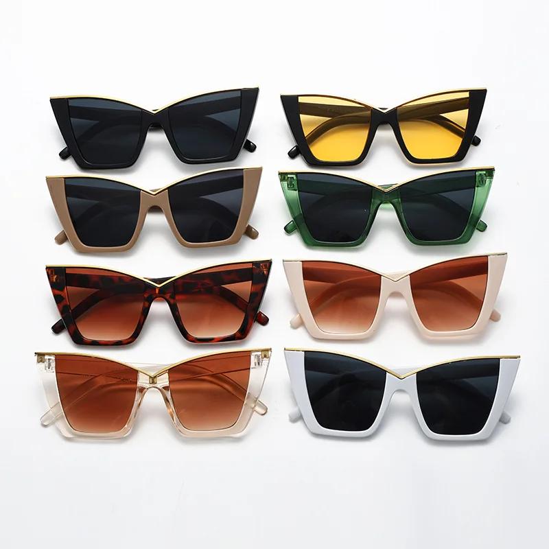 Vintage Cat Eye Sunglasses Women Square Small Frame Sun Glasses Female Brand Designer Retro Shades Fashion UV400