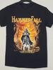 HAMMERFALL Band T-shirt - Retro Black T-shirt with Iconic Logo Print, Heavy Metal Fan Outfit, Suitable for All Seasons - Men'...