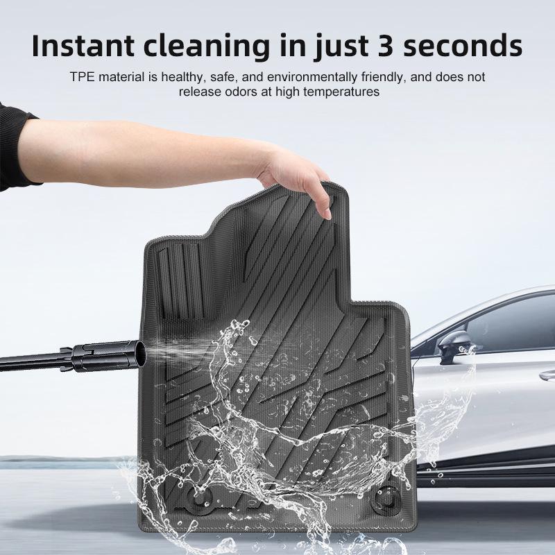 Hyundai Santa Cruz 22-24 TPE Floor & Rear Bed Mats