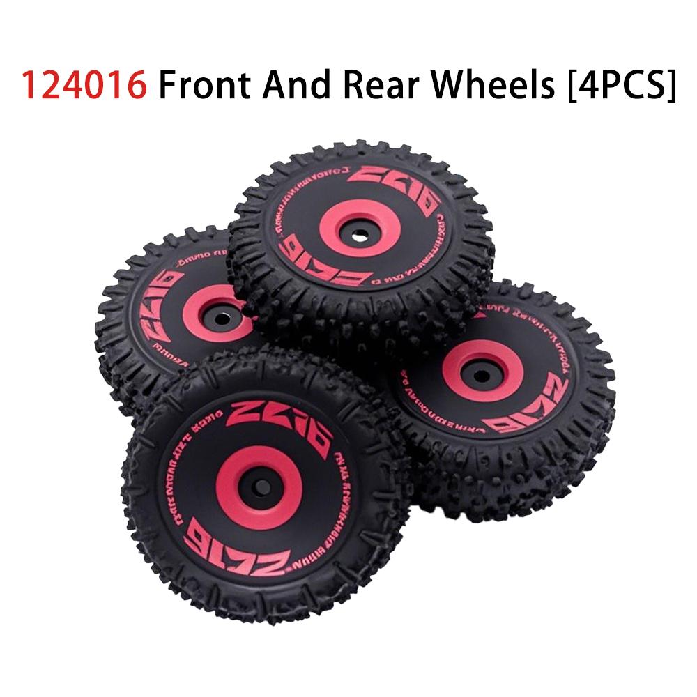 WLtoys RC Car Wheels Original Tires for 124007 124017 124019 124018 144001 144010 Remote Control Car Parts Rubber Tires Set
