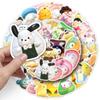 50pcs Waterproof 3D Sanrio Pompompurin Food Stickers for Bullet Journals and Resin Crafts