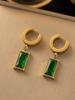 Temperamental Design Snake  Chain High-end Luxury  Zircon Pendant Titanium Steel Necklace For Women