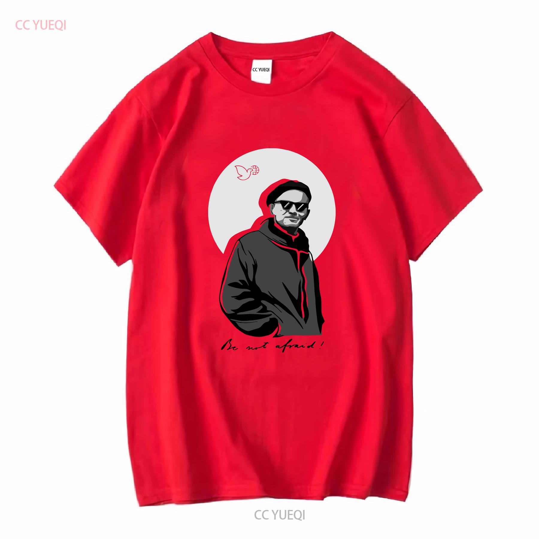 

Pope Saint John Paul II T Shirt long or short sleeves vintage Washed Breathable Unisex Stretched Slightly streetwear fashion S