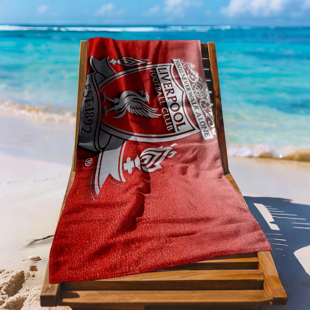 Liverpool Football Club Beach Towel Quickdry Soft Microfiber Comfortable Lightweight