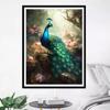 5d DIY Diamond Painting Cross Stitch Animal Peacock Diamond Embroidery Mosaic Full Round Drill Home Decor Arts