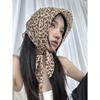 Leopard Print Sporty Headband/Head Scarf, Multipurpose DIY Headwear, Hair Accessories, Turban Headband