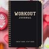 Workout Journal Spiral Notebook A5 Fitness Planner Daily Gym Log Exercise Tracker With Stickers  Progress Pages