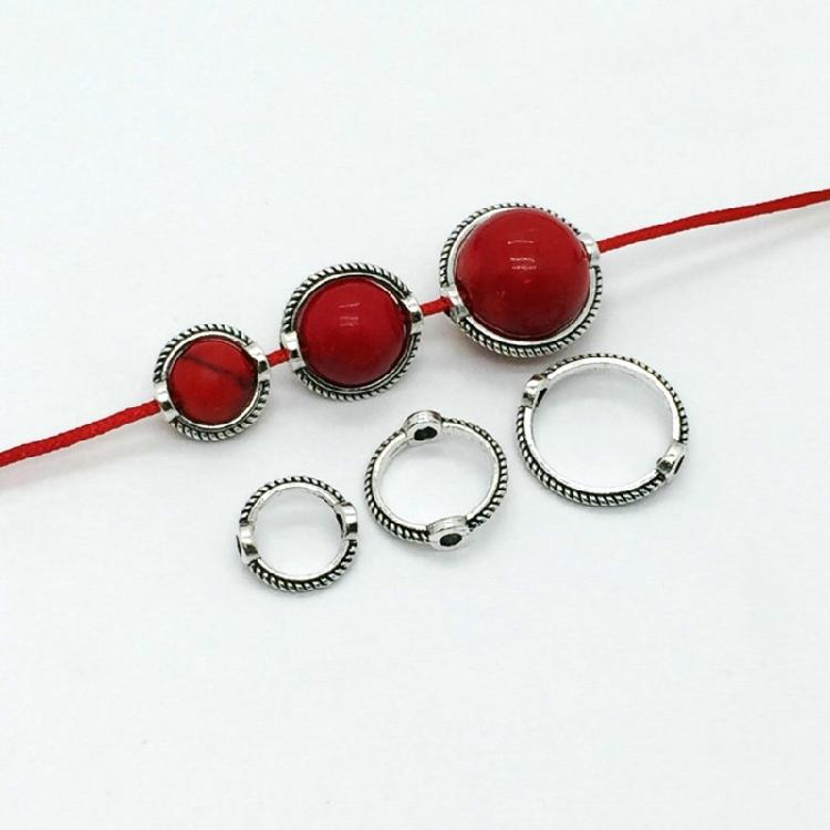 30Pieces Hollow Bead Caps Spacers End Caps for DIY Jewelry Bracelet Necklace