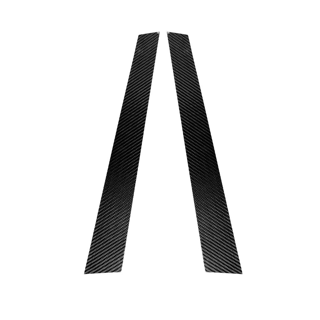 Car Window B-pillars Molding Trim Car Styling Accessories 3D Stickers for BMW E70 Carbon Fiber Carbon Fiber Window Trim Strip