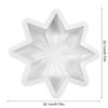 Silicone Snowflake Cake Baking Molds Practical Snowflake Mousses Molds Portable Dessert Mould for Family Gatherings