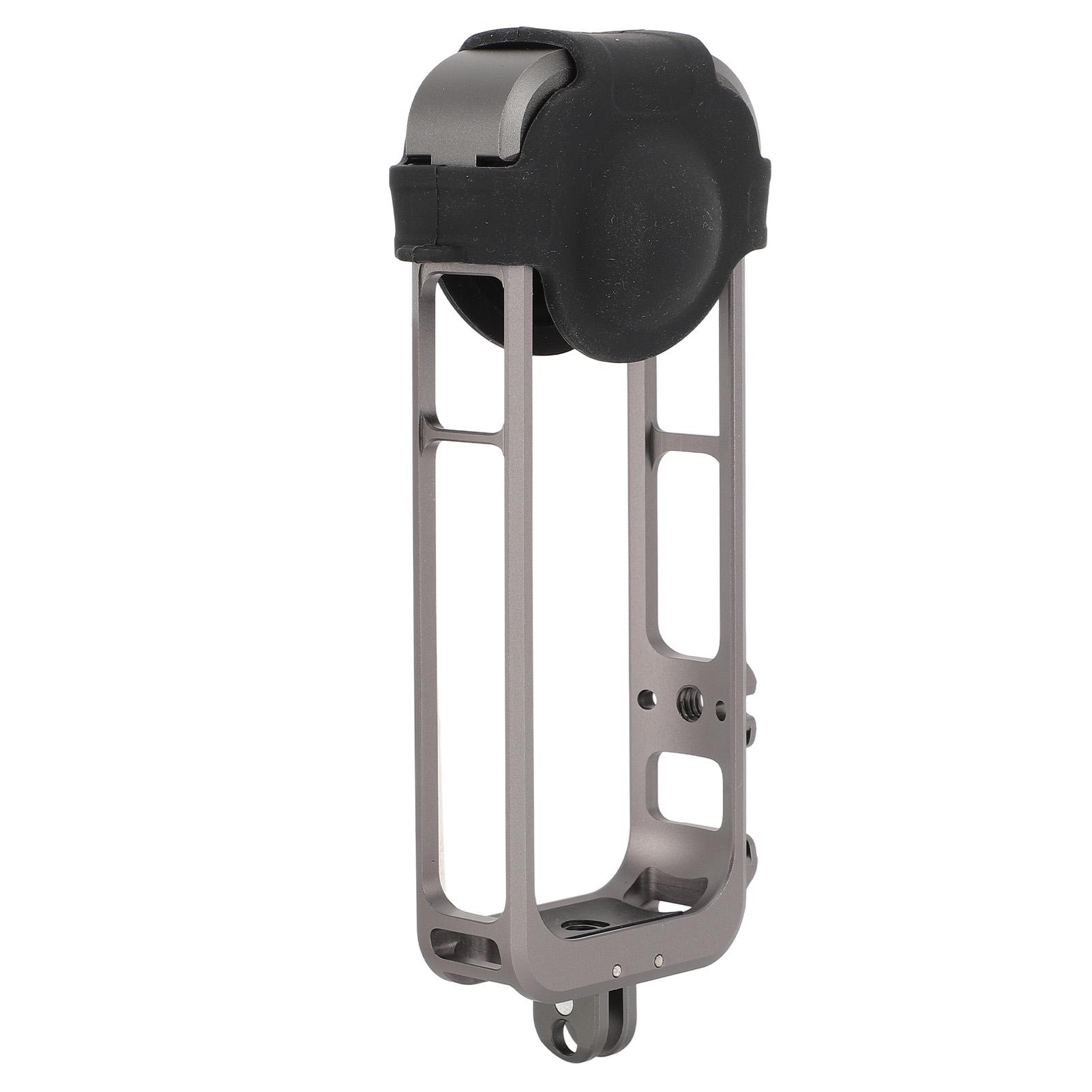 

Чехол для экшн-камеры, защитная рамка из алюминиевого сплава с силиконовой крышкой для объектива