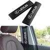 Interior Stickers 1/2Pcs Carbon Fiber Car Seat Belt Cover Shoulder Protect Case Interior Accessories For Lexus LS LC IS350 ES300