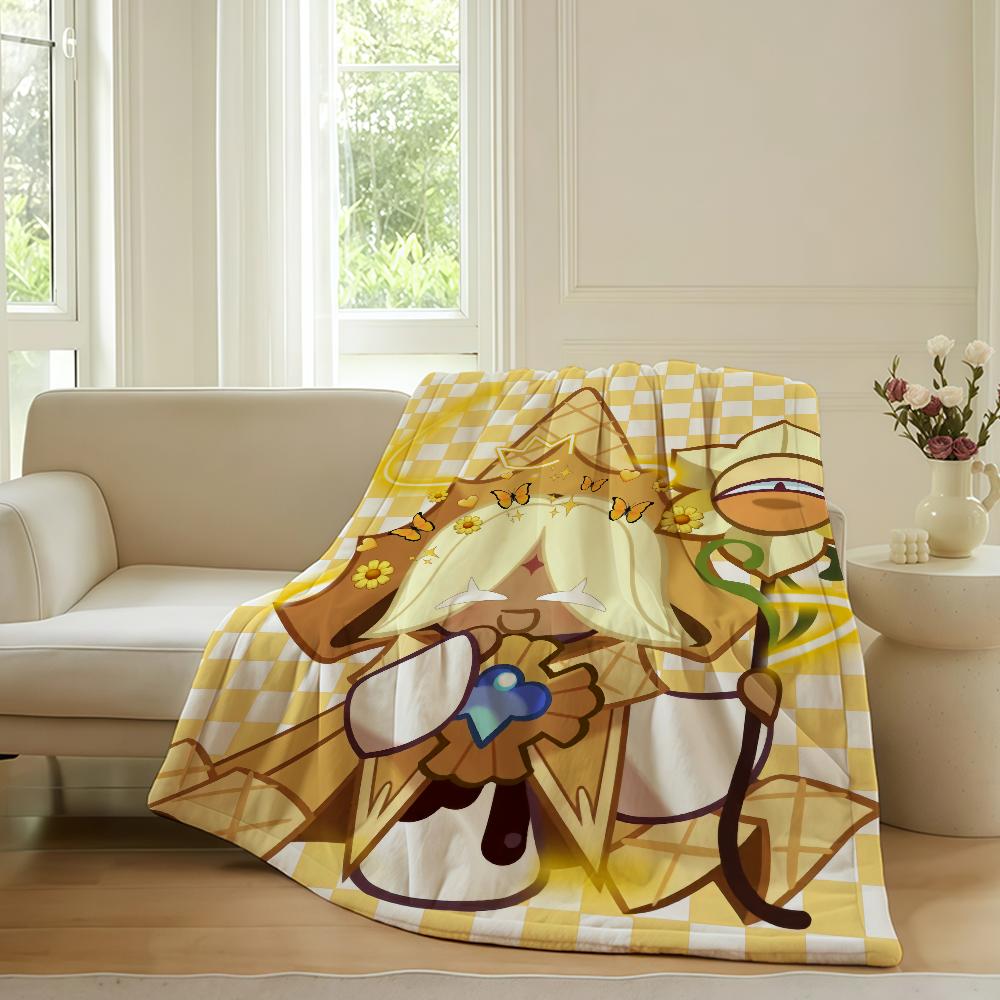 Klassisches Spiel C-Cookie Run-Kingdom Decke Warm Weich Geeignet Für Schlafzimmer Sofa Bett Wohnzimmer Büro Reise Camping Geschenke