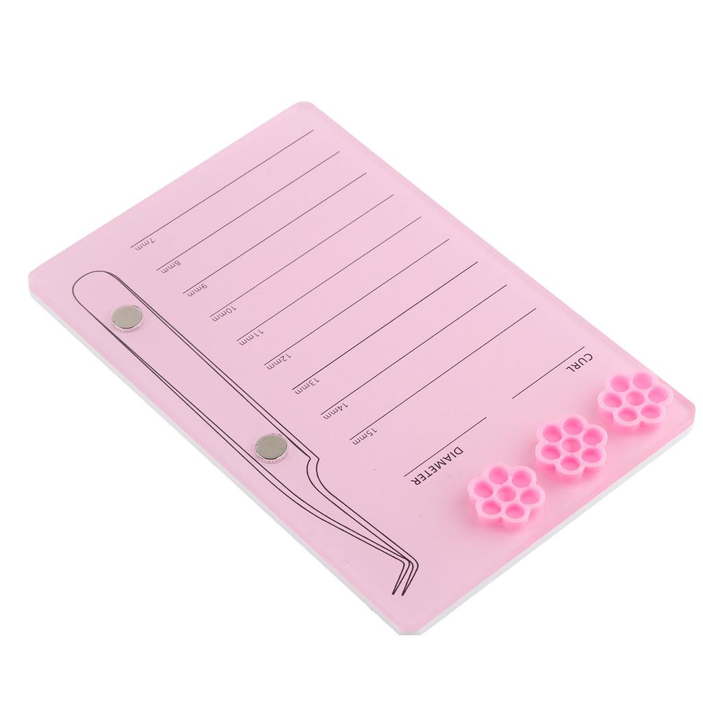3 In 1 Eyelash Extension Holder 7 To 15mm Clear Scale Acrylic Eyelash Extension Display Tray