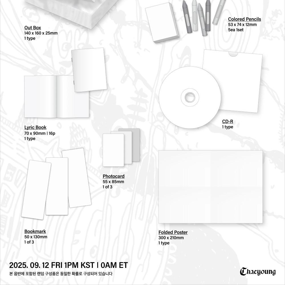 (PRE-ORDER)CHAEYOUNG (TWICE) - [LIL FANTASY VOL.1] 1st Album CANVAS Version
