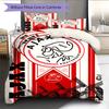 Ajax logo  Pattern Bedding Quilt Set Quilt Cover Pillowcase Home Decoration Birthday Gift (1 * duvet cover + 2 * pillowcase, without core)