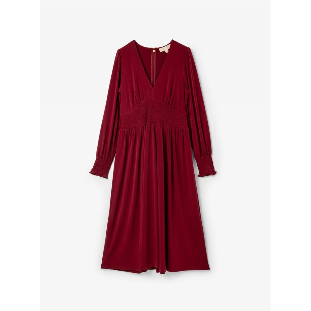 

Платье миди MICHAEL KORS Smock LS JH381YX03G2517 Темный бренди