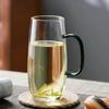Letní velkokapacitní kelímek na vodu pro ženy, žáruvzdorné sklo, domácí, nevýbušný, kelímek na zelený čaj, kancelářský, osobní, speciální sklo