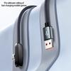 100w USB To USB C Cable Nylon Braided 90 Degree Elbow Fast Charging Data Cord For Mobile Phone Type C Quick Wire