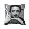 Johnny Cash American Singer Pillow Case Cushion Cover Polyester Printed Pillow Cover Morden Pillowcases For Living Room Chair