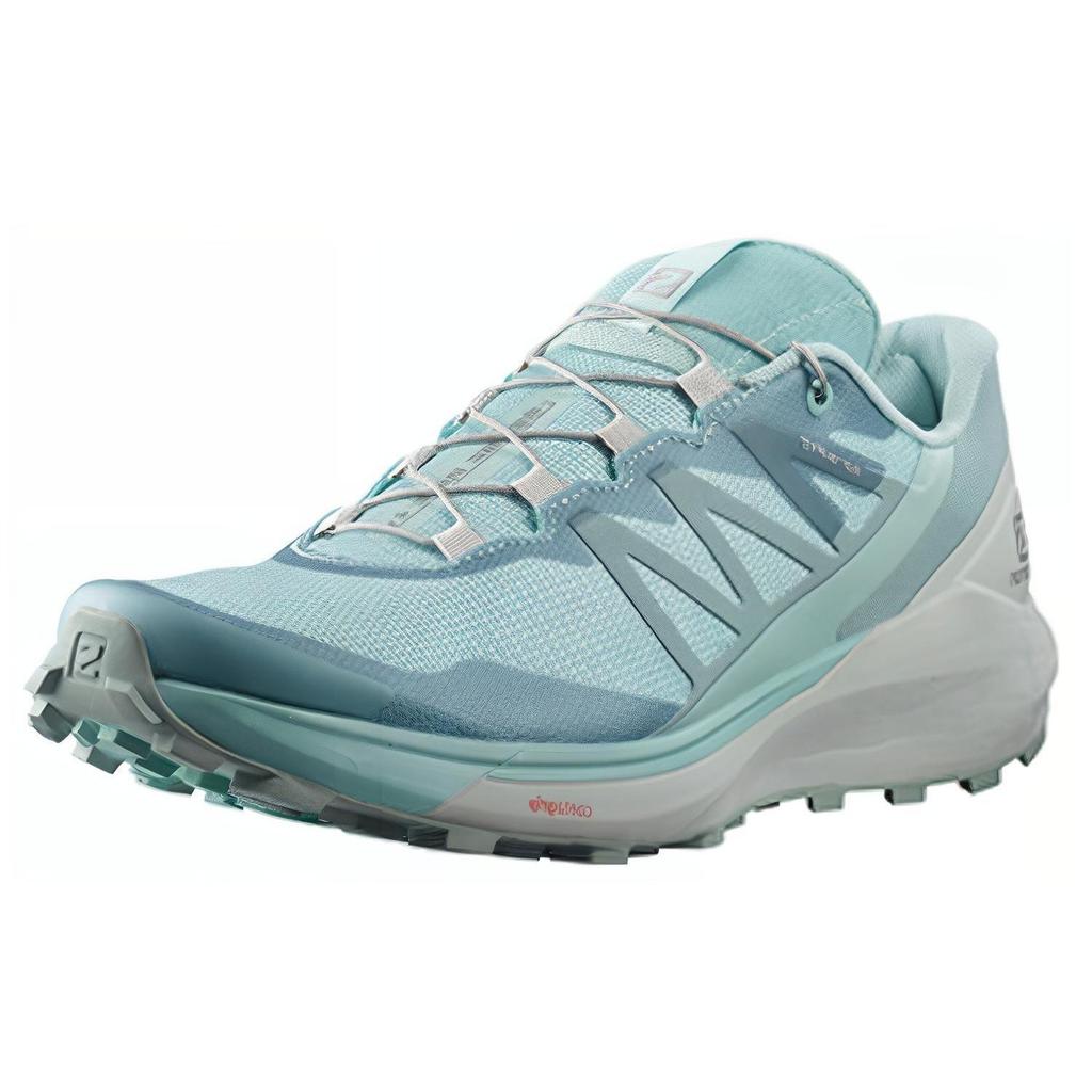 SALOMON Sense Ride 4 Cushioning Slip Resistant Abrasion Resistant Low top Trail Running Shoes Men's Green 413054