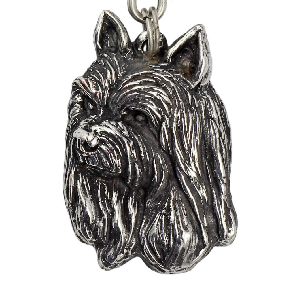 Silky Terrier - Necklace with dog, silver-plated pendant for dog fan, unique jewelry by Art-Dog brand