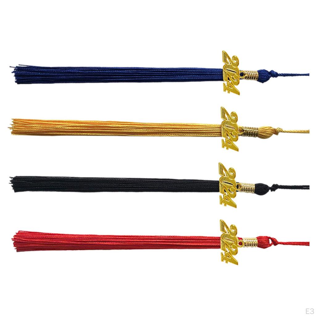 10 pièces de Mortier de Diplôme Chapeau à Gland pour Fournitures de Diplômé, Glands de Fête, Cérémonie