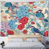Plant And Flower Tapestry Wall Hanging Bohemian Retro Hippie Dormitory Bedroom Home Wall Decoration Outdoor Beach Mat Bed Sheets