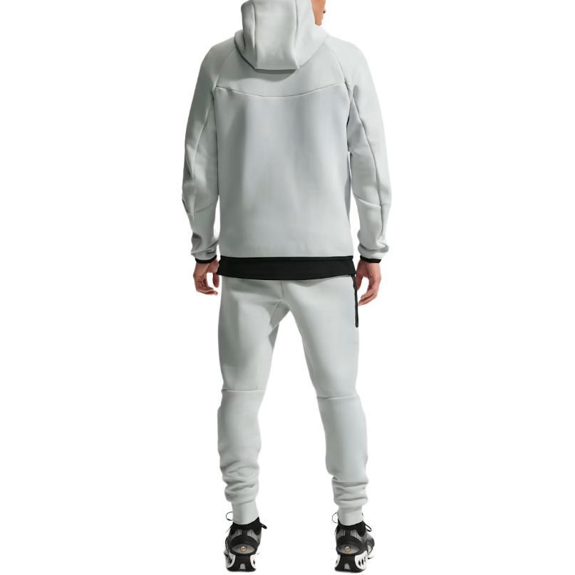 Nike Netherlands Tech Fleece Slim Fit Logo Mid Waist Football Pants Men Bottoms IB6049-025