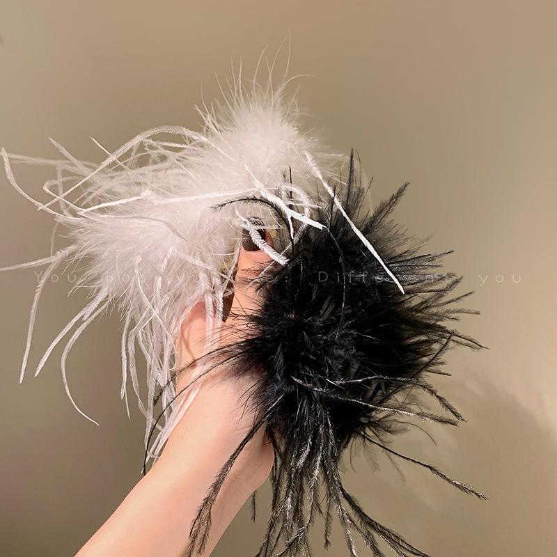 Koreanische Feder-Haarnadel: 2024 Damen Große Haarklammer - Exquisites Herbst-Stil Haaraccessoire