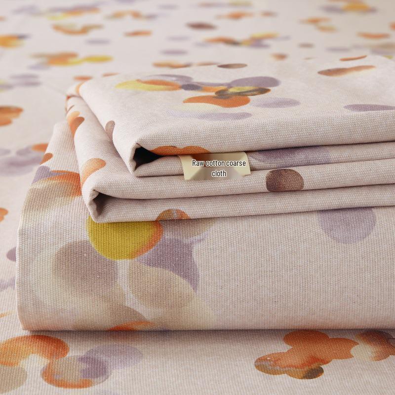 Ancient Art Floral Bed Sheet & Duvet Cover Set - Single/Double, All-Season, Student Dormitory