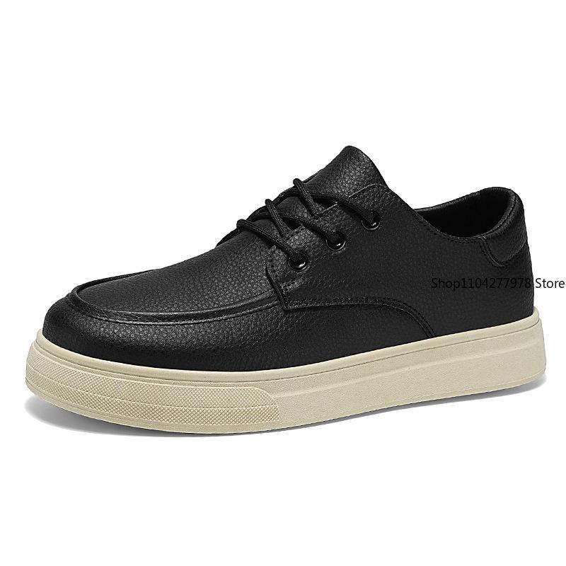 Fashion Men Barefoot Loafers Women Lightweight Casual Sneakers Non Slip Comfortable Boat Shoes Fashion Leather Shoes 2025 New