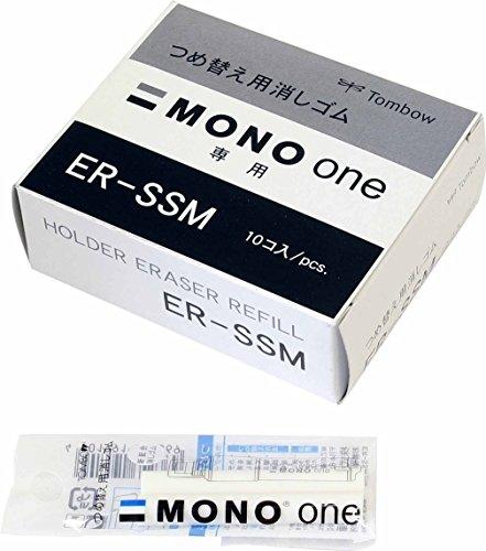 Tombow MONO One Eraser Refills (ER-SSM), 10 Packs of 2